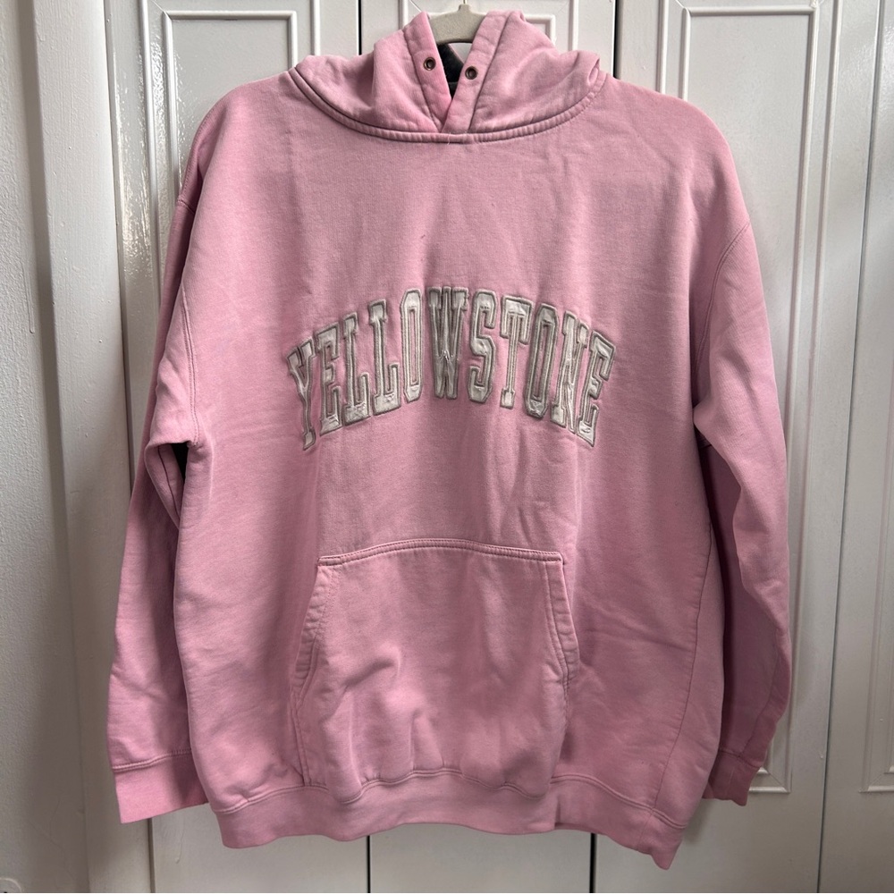 Vintage Pink ‘Yellowstone’ Hoodie